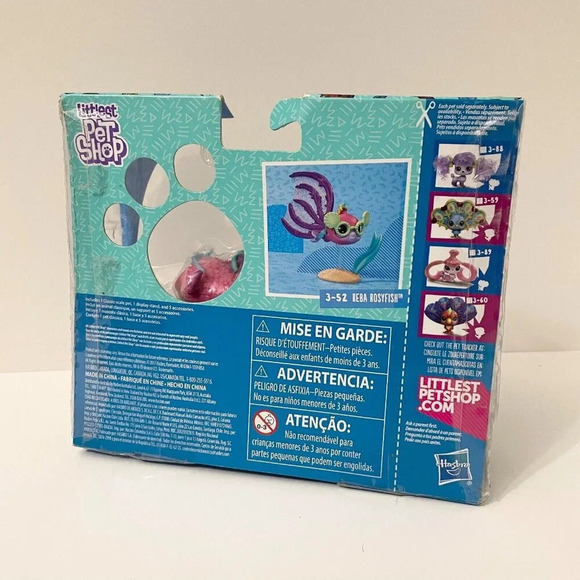 Littlest Pet Shop LPS Pets Reba Rosyfish Series 3 Damaged Box - Picture 7 of 16